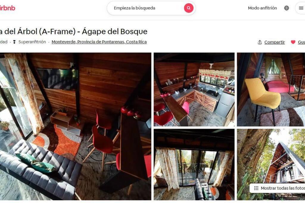 モンテベルデ Casa Del Arbolヴィラ エクステリア 写真